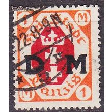 GERMANY REICH Danzig [Dienst] MiNr 0011 ( OO/used )