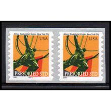 3520av 10c Atlas Statue Very Fine MNH CNP Left B1111 V/UL PA3776