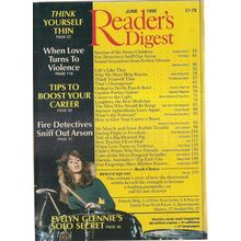 READER'S DIGEST June 1992 in good condition Evelyn Glennie