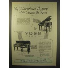 1929 Vose Florentine Grand Piano Ad - Exquisite Tone