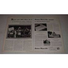 1931 Johns-Manville Ad - Asbestos, Salem Shingles, Roof
