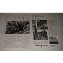 1931 Johns-Manville Ad - Asbestos, Transite
