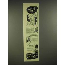 1945 Old English Wax, Polish, Cleaner Ad