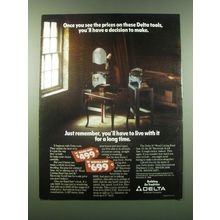 1988 Delta Band Saw and Scroll Saw Ad - Once you see the prices on these