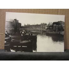 c. 1907, TOWN QUAY, BARKING, LONDON repro postcard
