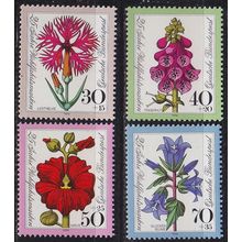 GERMANY BUND [1974] MiNr 0818-21 ( **/mnh ) Blumen