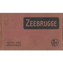 Zeebrugge Antique Ship Boats Belgium Old Postcard Book