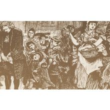 Doctor Johnsons Penance at Uttoxeter Market Place Postcard