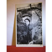 DEVIL'S BRIDGE ABERYSTWYTH used postcard RP 1958 pm =
