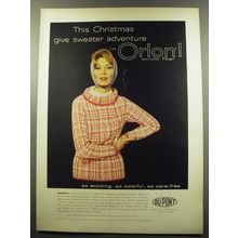1959 Du Pont Orlon Advertisement - Weber Sweater