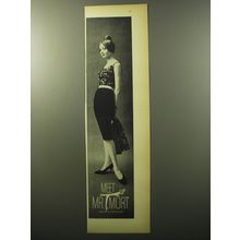 1960 Mr. Mort Dress Advertisement - Meet Mr. Mort