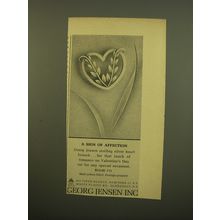 1961 Georg Jensen Jewelry Advertisement - A sign of affection