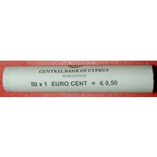 Ⰶ GREECE (2010-2024): CYPRUS ★ 1 EURO CENT 2011 UNC ROLL! ★LOW START★NO RESERVE