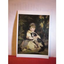 MISS BOWLES by Sir Joshua Reynolds unused postcard The Wallace collection =