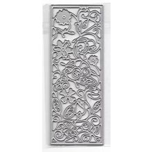 Floral Panel Die. App 4.5x12cm. Die Cutting Cardmaking Scrapbooking Crafts