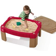 Step2 Naturally Playful Sand Table, Kids Sand Activity Sensory Table, 5 Piece Ac