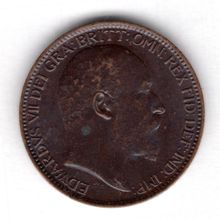 Great Britain. Edward VII. Farthing 1907. dy16533