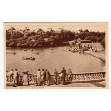 Boating Lake Egerton Park Bexhill-on-Sea Postcard East Sussex