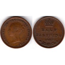Great Britain. Victoria. Half Farthing 1843. dy21416