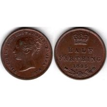 Great Britain. Victoria. Half Farthing 1843. dy20935