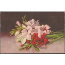 Marcello Giachino - Still Life with Flowers, 1931 - Stehli Frères Postcard