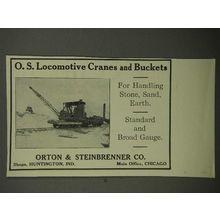 1911 Orton & Steinbrenner Locomotive Cranes, Buckets Ad