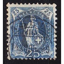SCHWEIZ SWITZERLAND [1905] MiNr 0075 Ca ( O/used ) [01]