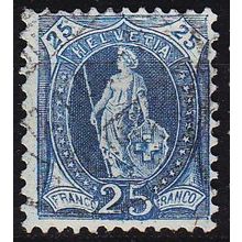 SCHWEIZ SWITZERLAND [1905] MiNr 0075 Ca ( O/used ) [03]