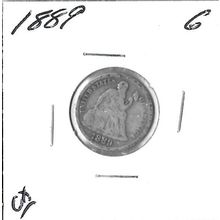 1889 US Seated Liberty Dime G