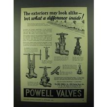 1950 Powell Valves Ad - 1333-A, 1793, 2608, 1365-A