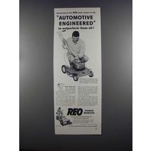 1955 Reo Deluxe 18" Revo-Trim & Ride-A-Lawn Mower Ad