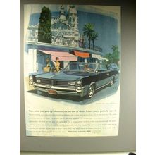 1963 Pontiac Grand Prix Car Ad - Pulse Rate Goes Up!