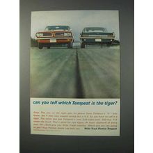 1963 Pontiac Tempest Car Ad - Which Is The Tiger?