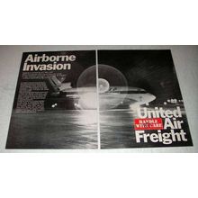 1968 United Air Freight Ad - Airborne Invasion
