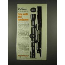 1974 Redfield 4xLP Scope Ad - Low, Wide and Handsome