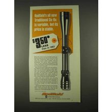 1974 Redfield 3x9 Traditional Scope Ad - Price Stable
