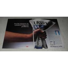 1988 Dow Dursban 50W Ad - Put the Squeeze on Container Disposal Problems