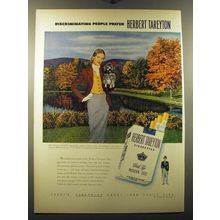 1950 Herbert Tareyton Cigarettes Ad - Miss Grace Coolidge