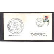 Event Apollo 11 Recovery 1338A 6c Flag (Cachet-Typed/A) CV00962