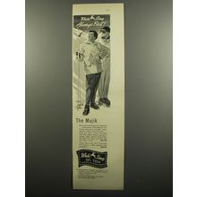 1951 White Stag Ski Togs Ad - White Stag Always First! The Mujik