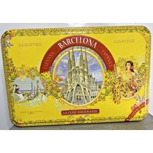 Barcelona La Cure Gourmande EMPTY Collectable Tin Storage Container Display