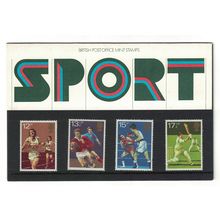 Great Britain Boxing Rugby Cricket Athletics Sport 4v Pres. Pack 1980 MNH