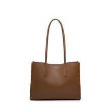 Genuine Leather Women's Shoulder Handbags Brown