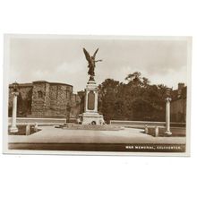 War Memorial, Colchester, Essex, RP Postcard.