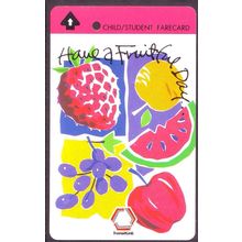 Have A Fruitful Day S'pore TransitLink Train/Bus Card
