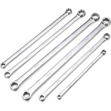 6-Piece Extra Long Double Box End Wrench Set Chrome Vanadium Steel Aviation Wren