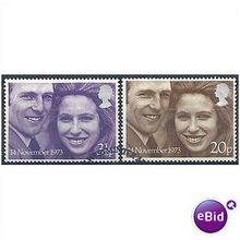 1973 Royal Wedding Set SG941-942 Very Fine Used