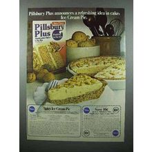 1980 Pillsbury Plus Applesauce Spice Cake Mix Ad