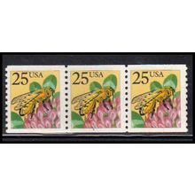2281 25c Honeybee Fine MNH Full Serif PNC 1/3 PA2896
