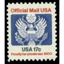 O130 17c Eagle Very Fine MNH G0712
